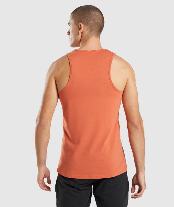 Panske Tielko Gymshark Critical Oranžové | GH9475126